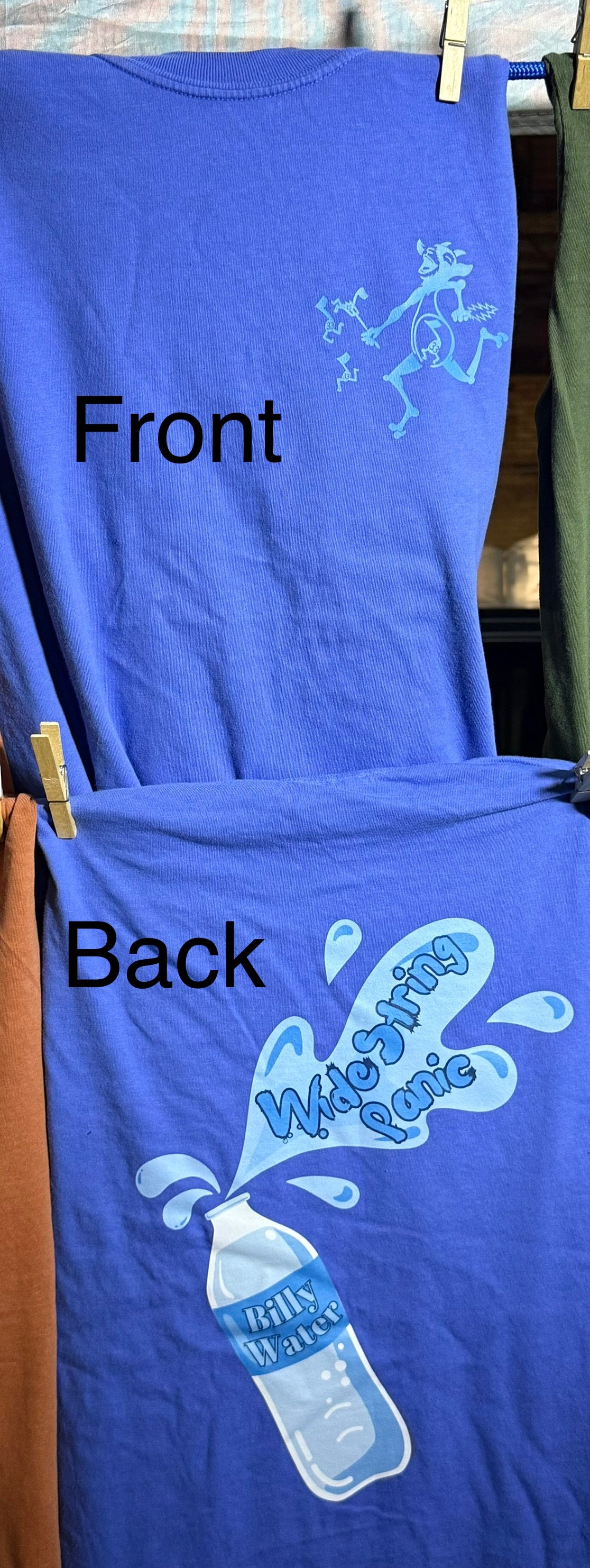 WideString Panic Billy Water T shirt
