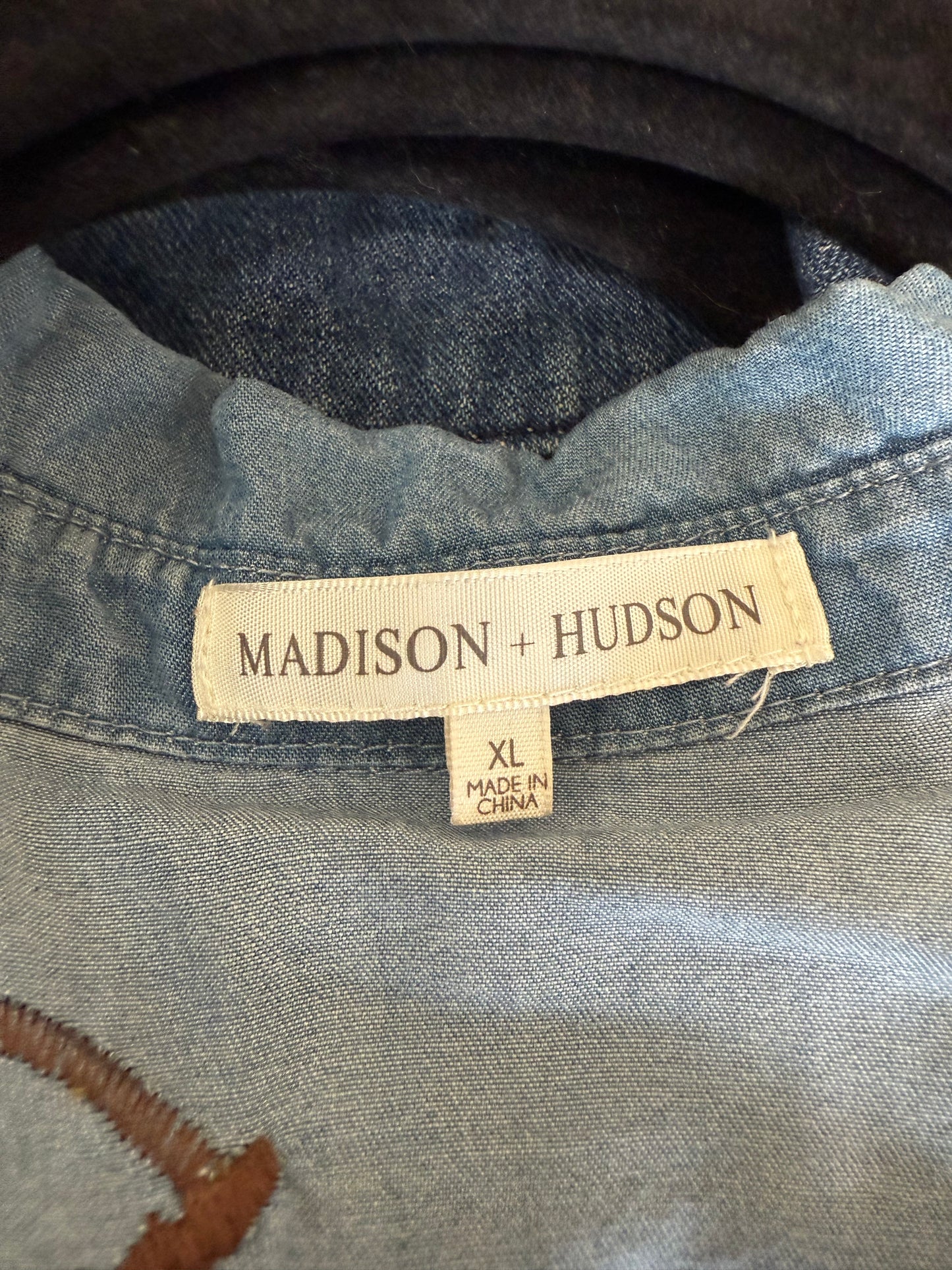 "Rising Sun" Denim Top