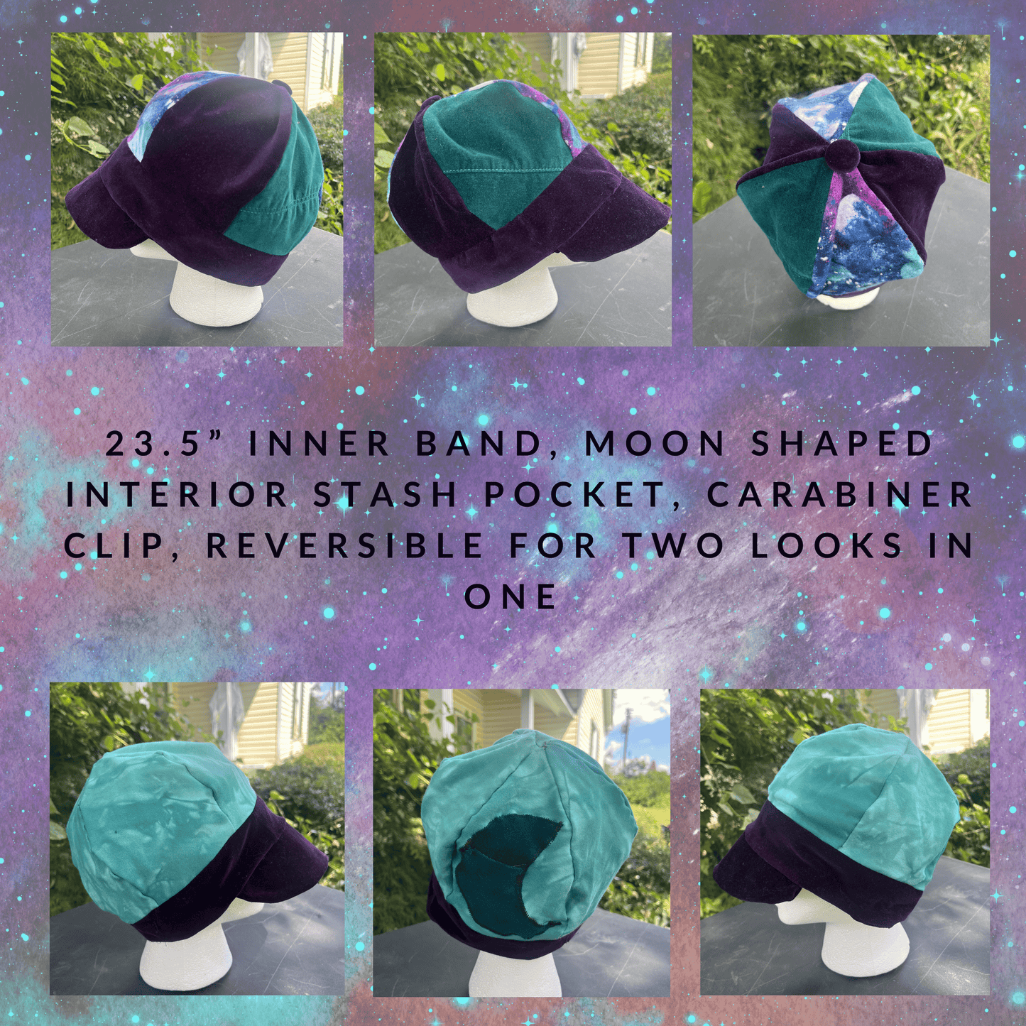 23.5 inch Reversible Page Boy w/ Stash & Clip