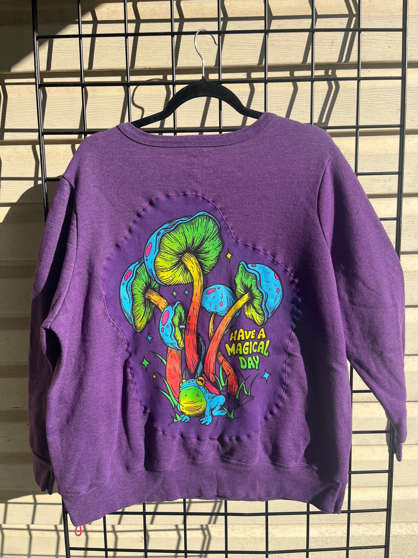 Purple Mushroom Crewneck